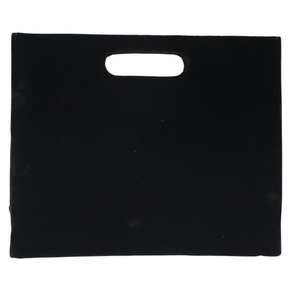 PRADA Hand Bag Velor Black - Picture 2 of 9